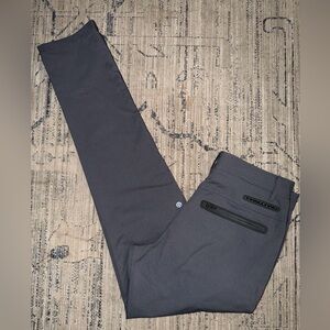 lululemon athletica Men’s Charcoal Stretch Zip-Pocket Chinos